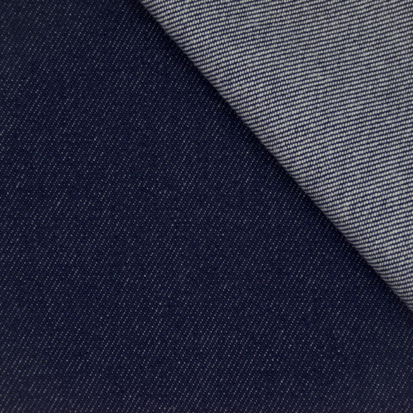 Denim recyclé coton bleu marine
