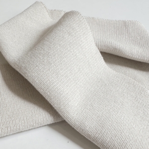 Bord côte recyclé coton beige