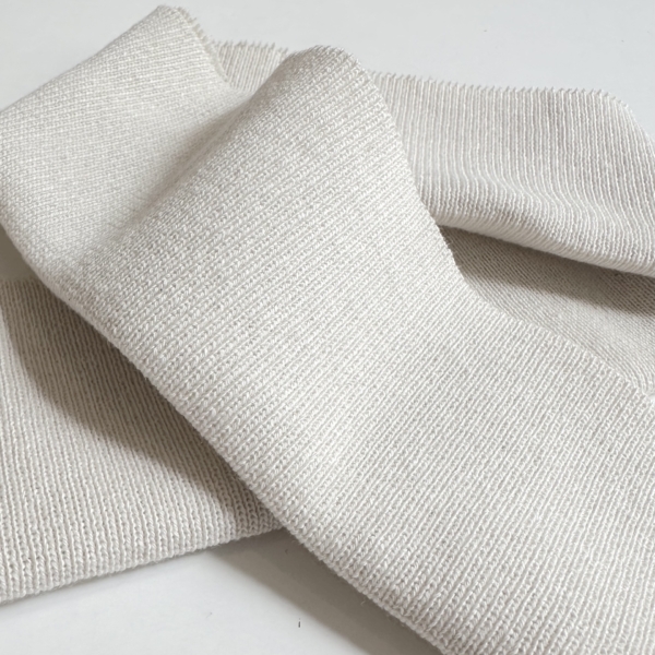 Bord côte recyclé coton beige