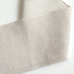 Bord côte coton beige