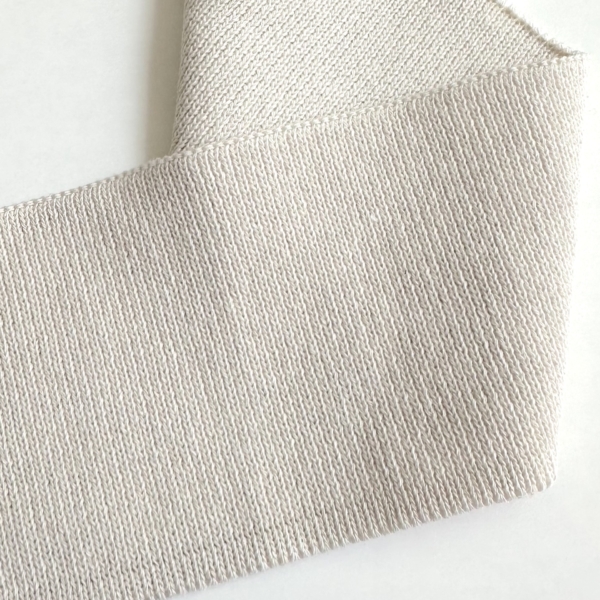 Bord côte coton beige