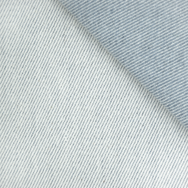 Denim recyclé coton écru