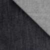 Denim recyclé coton bleu marine indigo