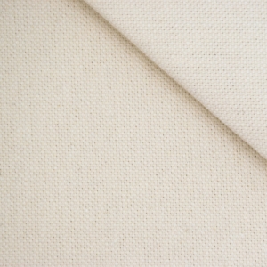 Toile demi-nattée recyclée coton naturel