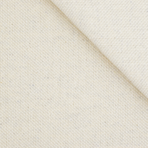 Toile demi-nattée recyclée coton naturel