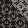 Denim jacquard recyclé coton noir indigo