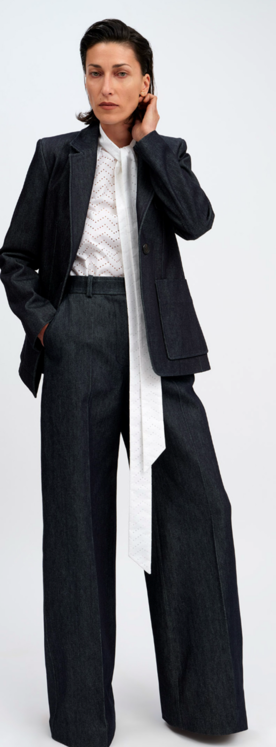 Quand le denim recyclé Weturn structure un vestiaire signé Martin Grant